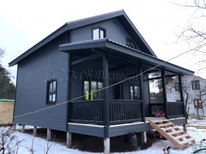 Каркасный дом 8,5х11,5 СНТ Дружба