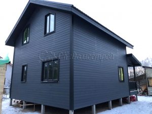 Каркасный дом 8,5х11,5 СНТ Дружба