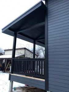 Каркасный дом 8,5х11,5 СНТ Дружба