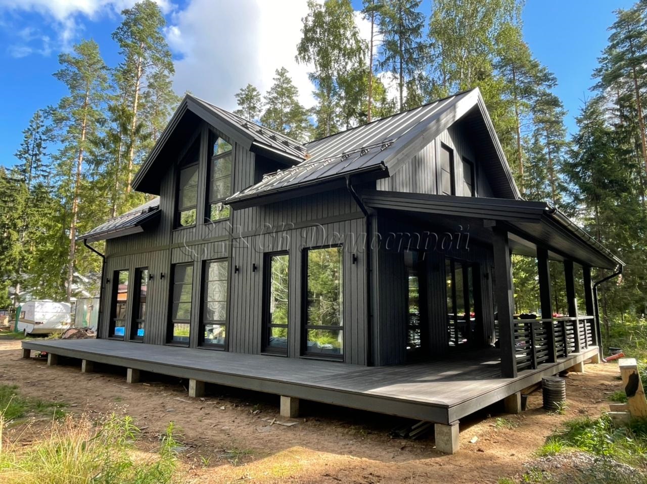 Каркасный дом 8,5х12 ДНП Гармония