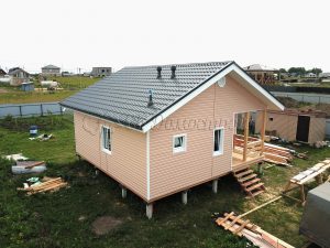 Каркасный дом 8х8 деревня Александровка
