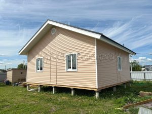 Каркасный дом 8х8 деревня Александровка