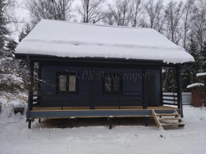 Каркасный дом 8х8 деревня Петелино