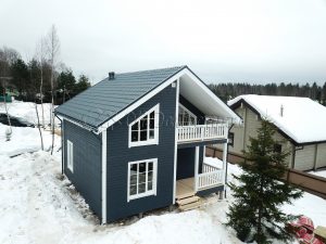 Каркасный дом 8х8 Первомайское