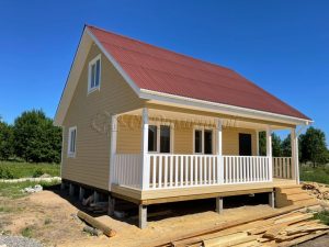 Каркасный дом 8х8 поселок Северная Миля