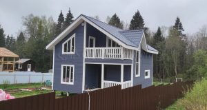 Каркасный дом 8х8 поселок Святые Ключи