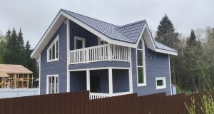 Каркасный дом 8х8 поселок Святые Ключи