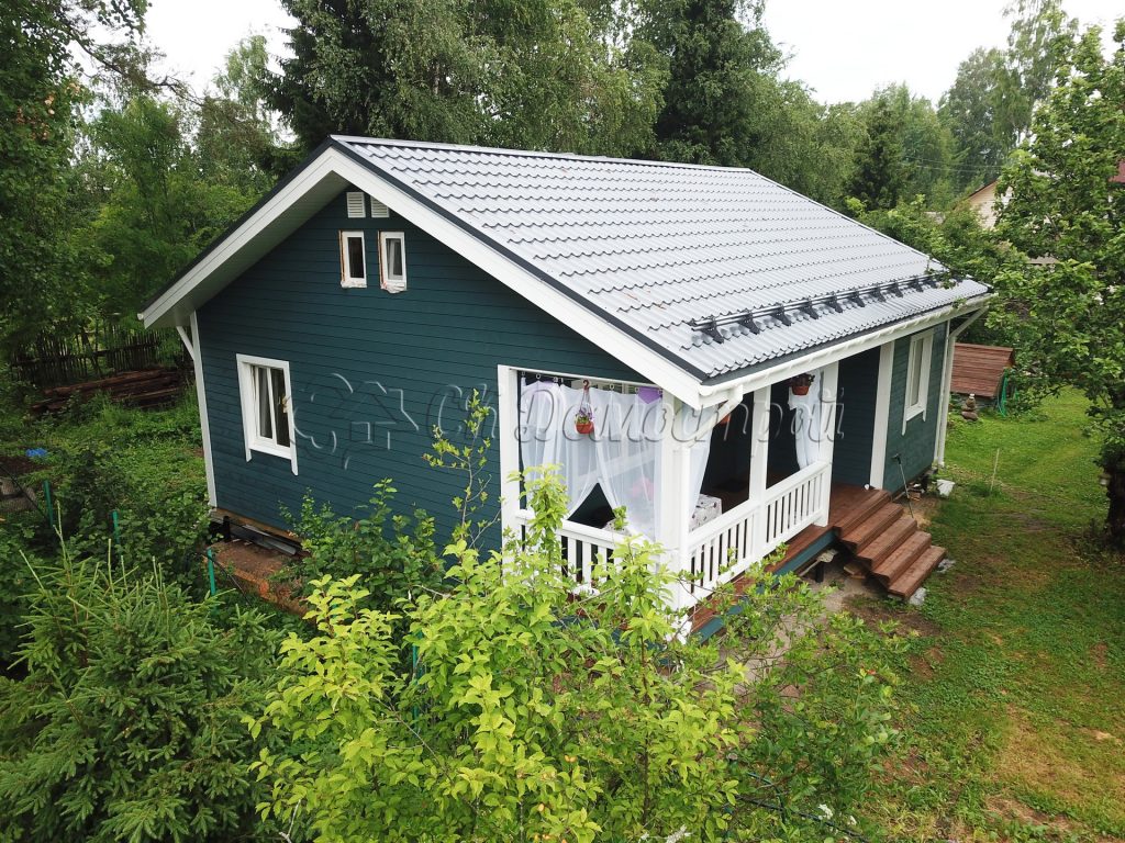 Каркасный дом 8х8 СНТ Луначарского