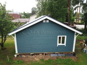 Каркасный дом 8х8 СНТ Луначарского