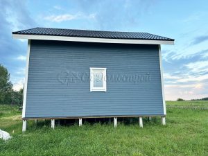 Каркасный дом 8х8,5 деревня Гришино