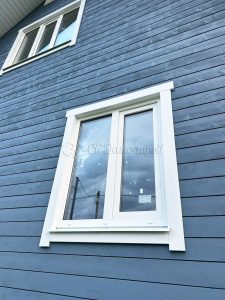 Каркасный дом 8х8,5 деревня Гришино