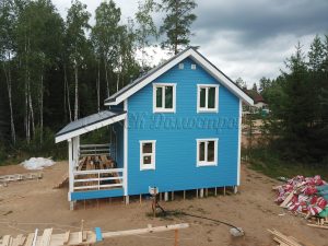 Каркасный дом 8х8,5 Старая Малукса