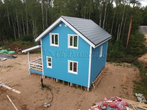 Каркасный дом 8х8,5 Старая Малукса