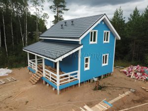 Каркасный дом 8х8,5 Старая Малукса