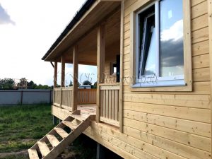 Каркасный дом 8х9,5 поселок Новое Карпово