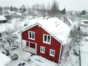 Каркасный дом 9х10,5 СНТ Выборжец