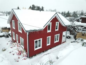 Каркасный дом 9х10,5 СНТ Выборжец