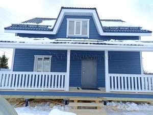 Каркасный дом 9х11 деревня Страдань