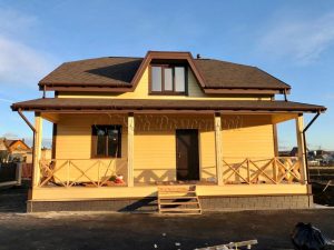 Каркасный дом 9х11 село Губарево