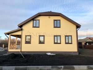 Каркасный дом 9х11 село Губарево