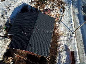 Каркасный дом 9х9,5 деревня Маттия