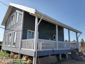 Каркасный дом 9х9,5 деревня Мелечкино