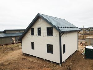 Каркасный дом 9х9,5 деревня Светлое