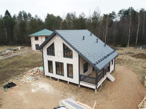 Каркасный дом 9х9,5 деревня Светлое