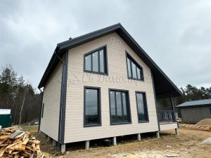 Каркасный дом 9х9,5 деревня Светлое