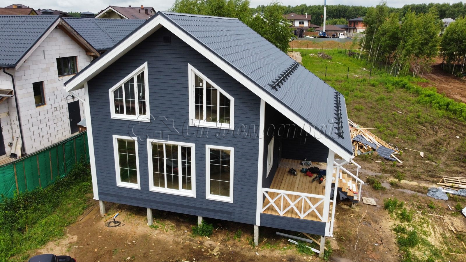 Каркасный дом 9х9,5 поселение Первомайское