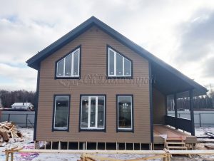 Каркасный дом 9х9,5 село Юсупово