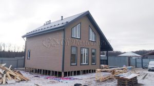 Каркасный дом 9х9,5 село Юсупово