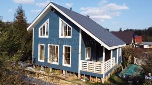 Каркасный дом 9х9,5 СНТ Сосны