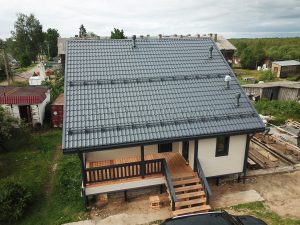 Каркасный дом 9х9,5 поселок Свирица