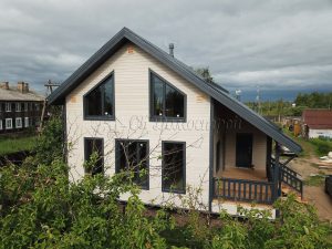 Каркасный дом 9х9,5 поселок Свирица