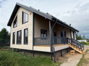 Каркасный дом 9х9,5 поселок Свирица