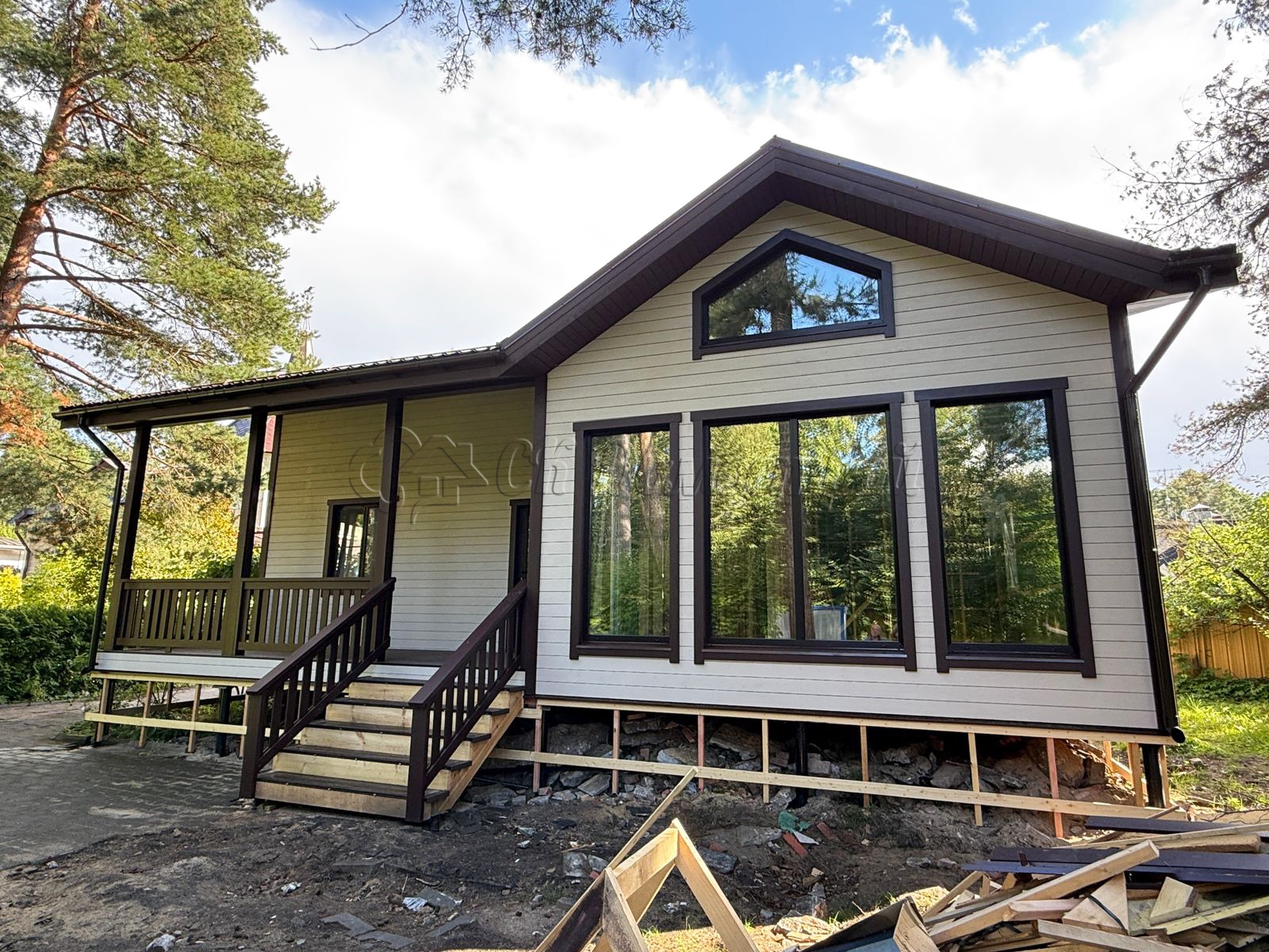 Каркасный дом 10х12 Сестрорецк