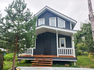 Каркасный дом 6,5х9 СНТ Рассвет