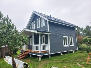 Каркасный дом 6,5х9 СНТ Рассвет