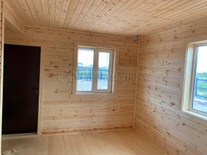 Каркасный дом 6х6 деревня Марьино