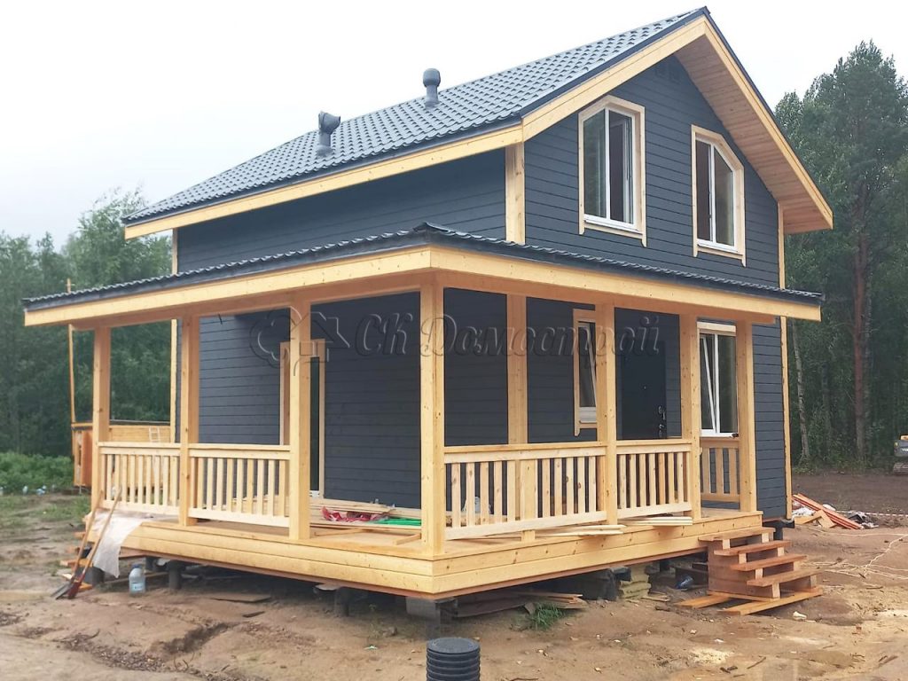 Каркасный дом 6х7 ДНП Созвездие водолея