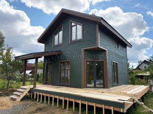 Каркасный дом 6х7 СНТ Выборжец