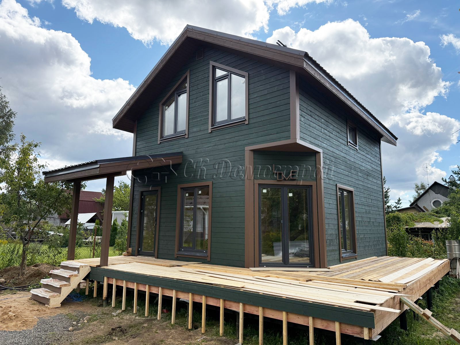 Каркасный дом 6х7 СНТ Выборжец