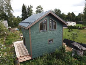 Каркасный дом 6х7 СНТ Выборжец