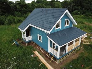 Каркасный дом 6х8 СНТ Чудской Берег