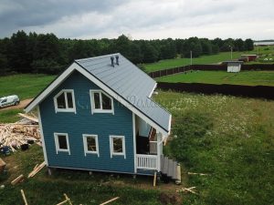 Каркасный дом 6х8 СНТ Чудской Берег