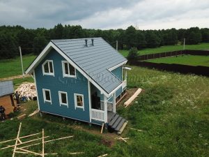 Каркасный дом 6х8 СНТ Чудской Берег