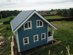 Каркасный дом 6х8 СНТ Чудской Берег