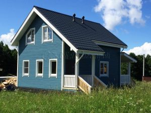 Каркасный дом 6х8 СНТ Чудской Берег