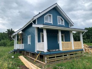 Каркасный дом 6х8 СНТ Чудской Берег